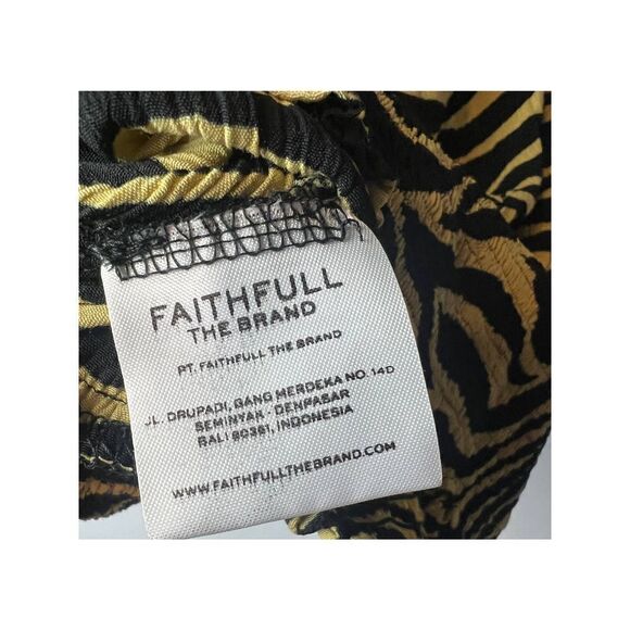 Faithfull the Brand Oma Top Amaia Zebra NWT Sz. 4 - Picture 7 of 8